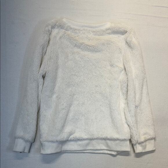 Btween White Unicorn Sequins Sweatshirt girls size 8 - Picture 3 of 7
